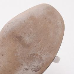 Pre Owned Gucci White Patent Gladiator Sandals Size 40