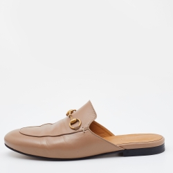 Beige 2025 gucci mules