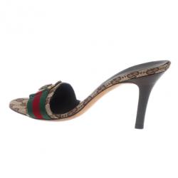 مملوكة مسبقًا صندل غوتشي جوكيسيما شبكة هيستيريا سلايدز مقاس 38.5