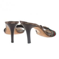 مملوكة مسبقًا صندل غوتشي جوكيسيما شبكة هيستيريا سلايدز مقاس 38.5