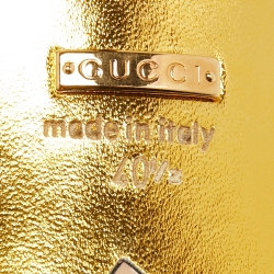 Pre Owned Gucci Black Leather Unia Mary Jane Pumps Size 40.5