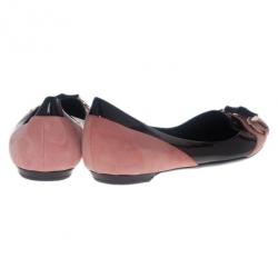 Pre Owned باليرينا غوتشي لونين زخارف معدنية مقاس 38.5