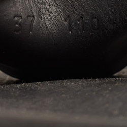 Pre Owned Gucci Brown/Beige GG Bloom Print Supreme Canvas Flat Slides Size 37