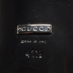 Pre Owned Gucci Beige Mesh and Suede Slingback Pumps Size 41.5