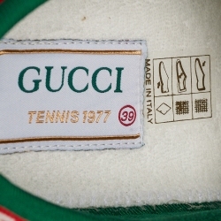 Gucci Multicolor GG Apple Canvas Tennis 1977 Sneakers Size 39