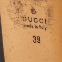 Pre Owned Gucci Multicolor Floral Canvas Princetown Horsebit Flat Mules Size 39