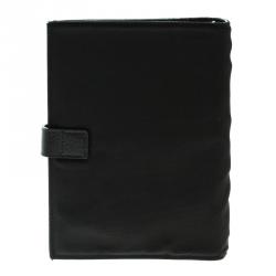 Pre Owned Gucci Black Nylon Agenda Cover