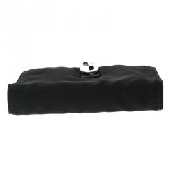 Pre Owned Gucci Black Nylon Agenda Cover