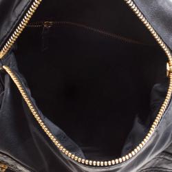 Pre Owned Gucci Black Leather Medium Darwin Convertible Backpack