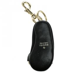 Pre Owned ميدالية غوتشي لون ذهبي حلية حذاء بالرينا سوداء