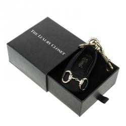 Pre Owned ميدالية غوتشي لون ذهبي حلية حذاء بالرينا سوداء