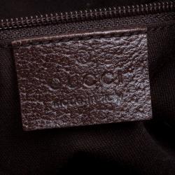 Pre Owned Gucci Beige/Ebony GG Canvas Abbey Backpack