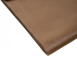 Gucci Brown Leather Vintage Document Case 