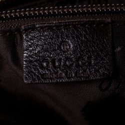 Pre Owned Gucci Brown Guccissima Leather Carry On Duffle Bag