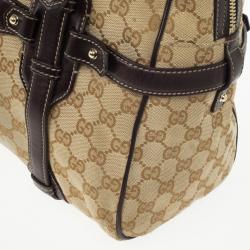 Pre Owned Gucci Guccissima 85th Anniversary Large Boston Bag