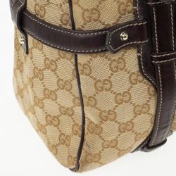 Pre Owned Gucci Guccissima 85th Anniversary Large Boston Bag