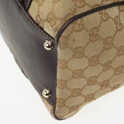 Pre Owned Gucci Guccissima 85th Anniversary Large Boston Bag