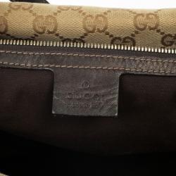 Pre Owned Gucci Guccissima 85th Anniversary Large Boston Bag