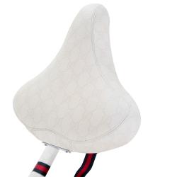 مملوكة مسبقًا Gucci White Carbon Fiber & Aluminum Limited Edition Bicycle with Monogram Saddle Bags