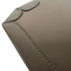 Pre Owned Gucci Brown Leather Vintage Vanity