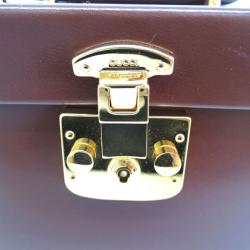 Pre Owned Gucci Brown Leather Vintage Vanity