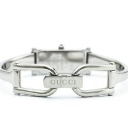 Pre Owned Gucci Black Stainless Steel 1500 L Women's Wristwatch 12MM