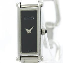 Gucci Black Stainless Steel 1500 L Women's Wristwatch 12MM