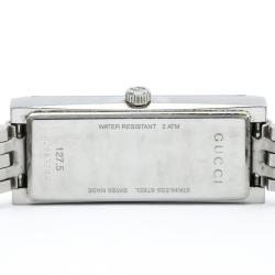 Gucci Black Stainless Steel G-Frame Women's Wristwatch 14MM