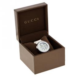 Pre Owned Gucci Silver Stainless Steel I- Digital 316L Women's Wristwatch 40 mm