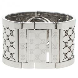Pre Owned Gucci Brown Stainless Steel Twirl Women's Wristwatch 33MM