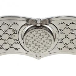 Pre Owned Gucci Brown Stainless Steel Twirl Women's Wristwatch 33MM