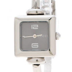 Gucci Black Stainless Steel 1900L Women's Wristwatch 19 mm