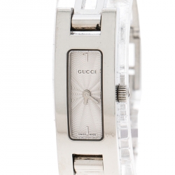 Gucci Silver Stainless Steel 3900L Women's Wristwatch 12 mm