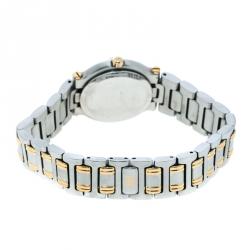 Gucci Cream Two-Tone Stainless Steel 9000L Women's Wristwatch 25 mm