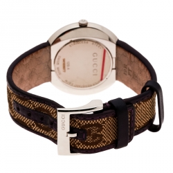 Gucci Silver Stainless Steel U-Play 129.4 Women's Wristwatch 35 mm