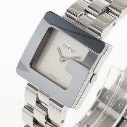 Gucci Cream Stainless Steel 3600J Women's Wristwatch 27MM