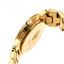Pre Owned Gucci Golden Gold Plated 3300.2.L Women's Wristwatch 25MM