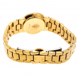 Pre Owned Gucci Golden Gold Plated 3300.2.L Women's Wristwatch 25MM