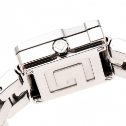 Pre Owned Gucci Black Stainless Steel G 3600L Women's Wristwatch 23 mm