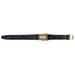 Gucci Silver Gold Plated 2600L Women's Wristwatch 19 mm