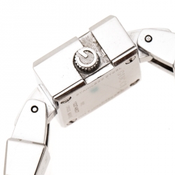 Gucci Mother of Pearl Stainless Steel Diamonds G-Mini YA102541 Women's Wristwatch 14 mm