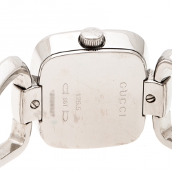 Gucci Brown Stainless Steel G 125.5 Women's Wristwatch 24 mm