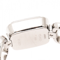 Gucci Brown Stainless Steel G 125.5 Women's Wristwatch 24 mm