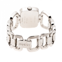 Gucci Brown Stainless Steel G 125.5 Women's Wristwatch 24 mm