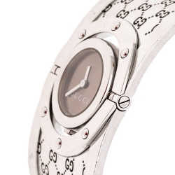 Gucci Bronze Stainless Steel Twirl 112 Women's Wristwatch 23 mm