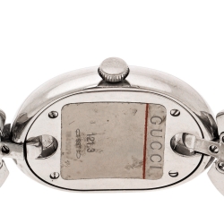 Gucci Black Stainless Steel Marina Chain 121.3 Women's Wristwatch 32MM