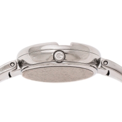 Gucci Metallic Beige Stainless Steel Guccissima 134.3 Women's Wristwatch 36 mm