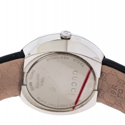 Pre Owned Gucci Silver Stainless Steel U-Play 129.4 Women's Wristwatch 35MM