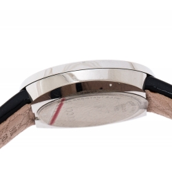 Pre Owned Gucci Silver Stainless Steel U-Play 129.4 Women's Wristwatch 35MM