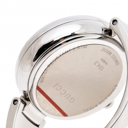 Gucci Metallic Beige Stainless Steel Guccissima 134.3 Women's Wristwatch 36 mm